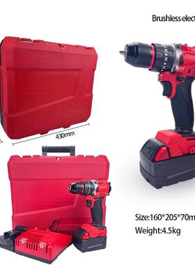 刷NEM锂电电动螺丝刀家用手电钻双速钻多功能无冲击钻套装厂家