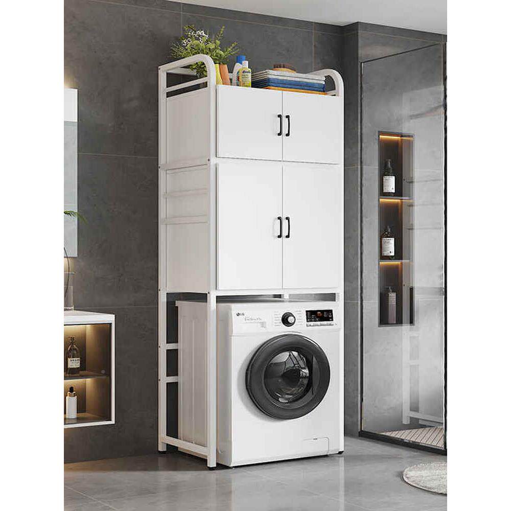 洗衣机架子置物筒架滚阳台落地多层储物柜生卫间方波轮FPM上收纳