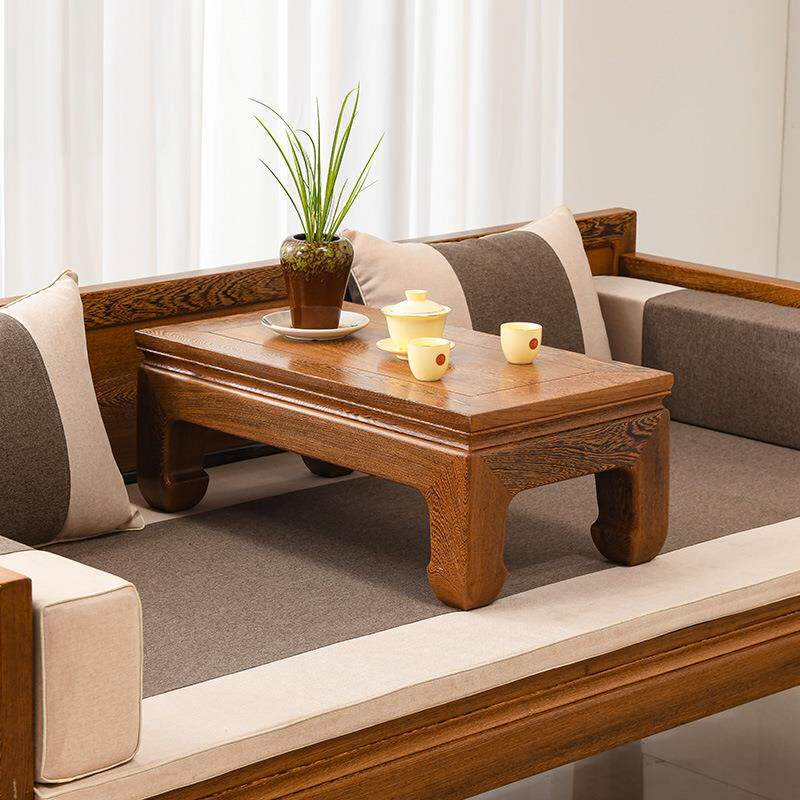 8090LHC2鸡翅木罗汉床新式红木贵型妃榻式中实木大尺寸沙发床榻小