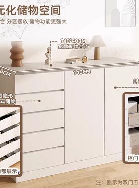 五抽斗柜卧室用靠墙落HFD储家物置物地柜意式轻奢客厅边柜五斗橱