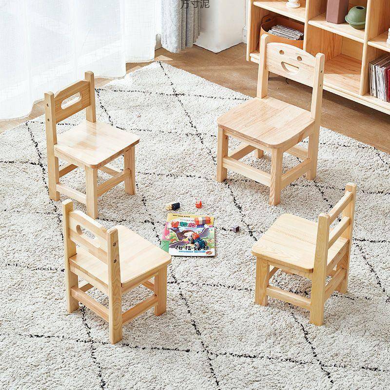 实木小子家用儿童幼凳儿椅子客厅矮凳板646子木凳子靠背凳矮园凳