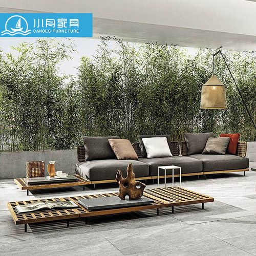 高端设计户外沙发别墅庭院花园沙发酒店露台民宿家具大牌设计师款