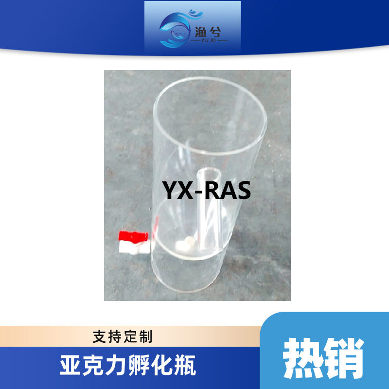 高透明亚克力小球藻丰年虾培育桶亚克力培养器鱼卵孵化瓶培藻桶