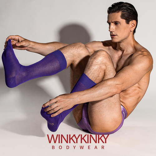 WINKYKINKY超薄匹马棉长筒袜