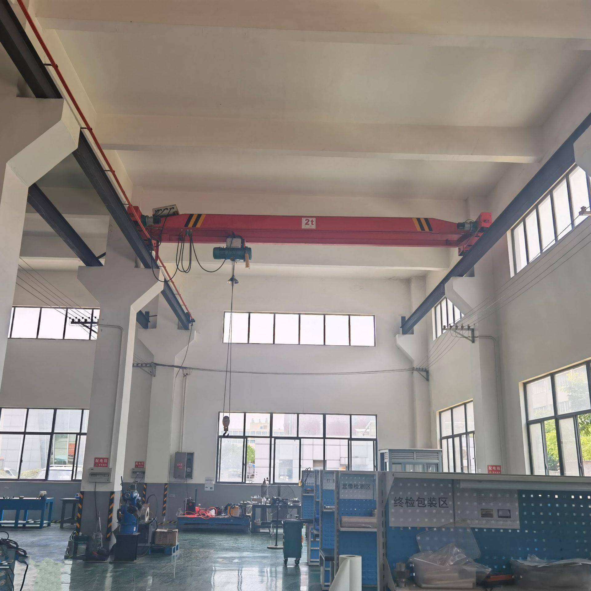 2单吨单梁行吊车间厂房用2CLC起t环链吨电动葫芦重机洁净室2梁行