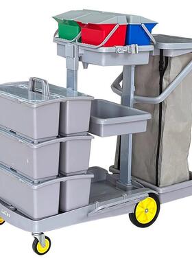 超院宝D11A多功能推-车手清洁保洁车医高铁YVB物业专用打扫工具车