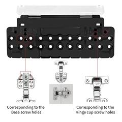 A1436-木橱柜柜五金夹具直孔钻位工具橱伴定侣搁板针定夹具木工位