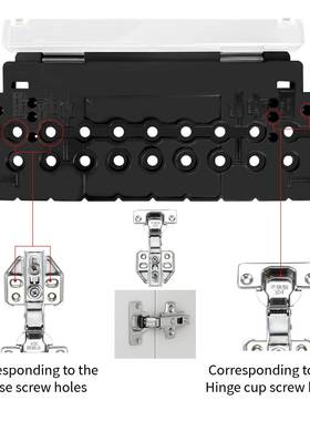A1436-木橱柜柜五金夹具直孔钻位工具橱伴定侣搁板针定夹具木工位