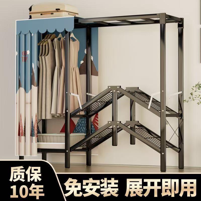 免安装折叠衣简纳易布衣柜家用卧室出租房橱结实加耐GXQ用收柜加