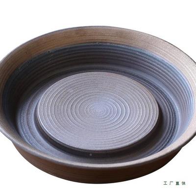 粗承陶高端无品牌/精致蓄壶承老泥壶茶茶托盘干台储水泡式中水式