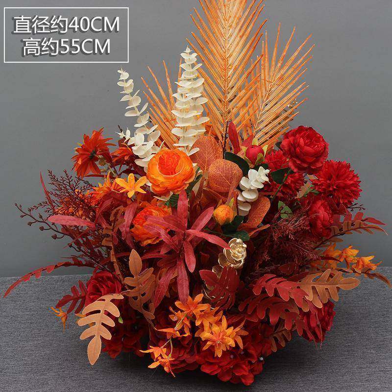 新款婚庆成大款花尤仿真仿真花花MPF排排绢花品装饰加利台路婚礼