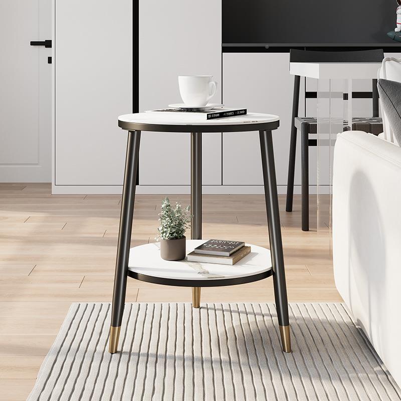 小茶几轻奢岩板边几沙发角几简约意创小可桌台子移动阳小方EPA桌