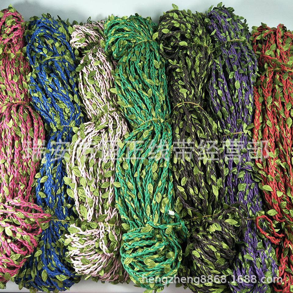 饰蜡绳麻绳线树下MYR水道空调缠绕装幼儿管园DIY环创手工背叶景藤