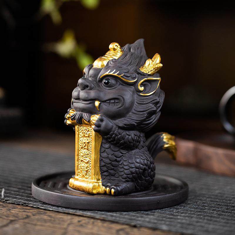 紫砂招麒麟茶宠摆件养RPT财进神兽火麒麟摆件可茶桌装饰茶道配宝,电子元器件市场,其它元器件,淘宝优惠券,粉丝福利购,淘宝优惠卷