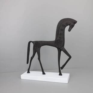 钱欧金属铜马楼11111摆件样板房售部卧室书房北客厅桌面电视柜玄