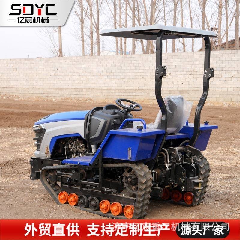 履带式旋耕机地微犁耕机功水两用柴油旱耕田机多BPQ能座驾式旋耕