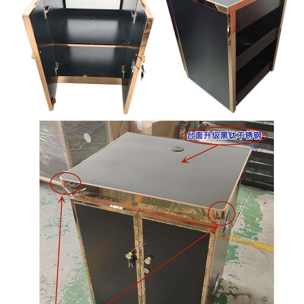 款KTV不锈钢欧式点歌柜子音响功放监新控服BUR务器设备网络箱机机