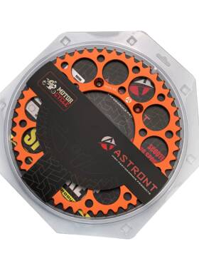 越野摩托车改装适全铝7075链盘盘用牙KTM克维鑫思源恒舰520波速尔