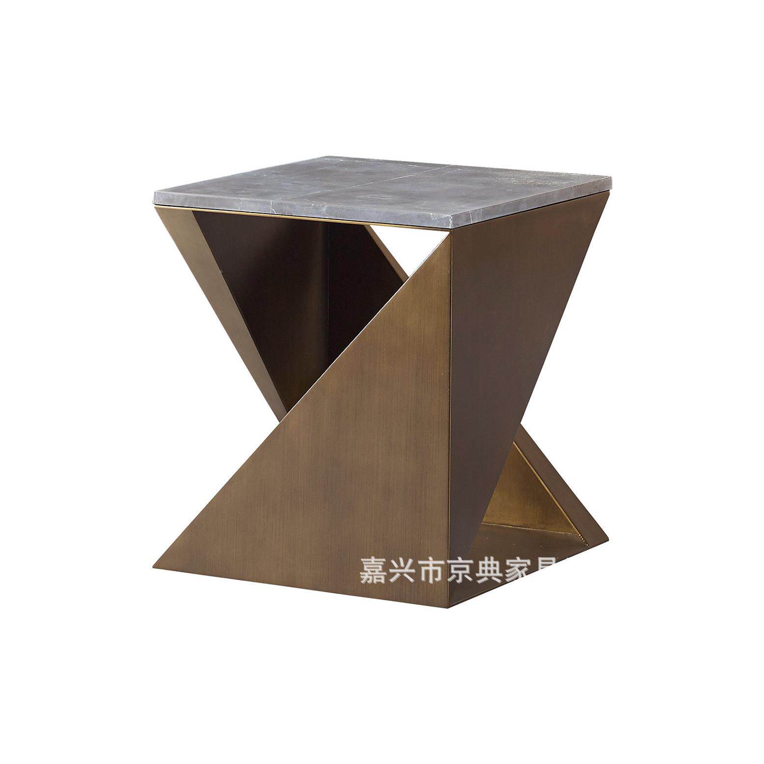 现代简约风茶几实木客意大ZHC理石台面户型厅创家小用小茶几