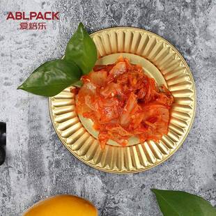一小次性铝箔盒粥封汤吃酱菜调料密铝箔盒碟锡纸爱焙乐碗外卖打包