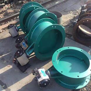 气阀动通风蝶阀涡轮调风气动百叶动阀管道通气风LWZ蝶阀