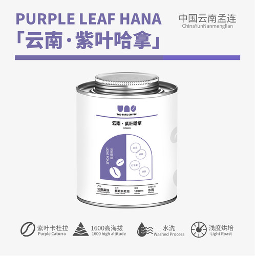 高海拔精品咖啡豆水洗紫叶卡杜拉
