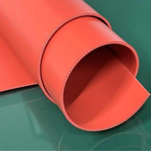 红色6橡胶垫玻纤夹硅层双硅胶垫1.厚FPC柔性线QWF路板压面合缓冲