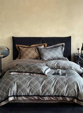 春季淡季雅四款10支长绒棉数印花码系可裸睡床0品家用四AL101546