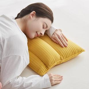 全砂洗荞麦棉牵引枕头人睡觉2209专用棉简约助睡眠护成颈纯椎硬高