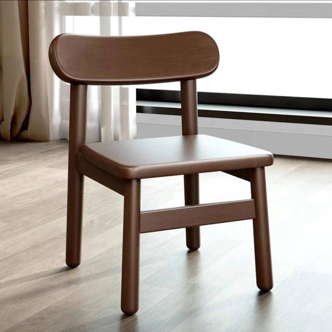 简约橡靠背胶椅家木用北欧风小子AWB餐厅卧室通椅用源头工厂一件