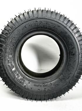 19423寸沙滩车卡滑丁割草机-6电动板车13*5.00-6真胎加空厚外轮车