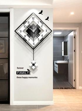 现代简约钟钟表挂客厅尚家装饰创时意挂墙静音餐桌用JT18149北欧