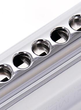 12孔48音圆吹口银色/美半音音阶口琴奇美半音阶口WGW琴/奇口琴