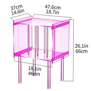 厂直供亚克力粉拆卸家款易组装唱片机架可存放CD729唱色支片可作