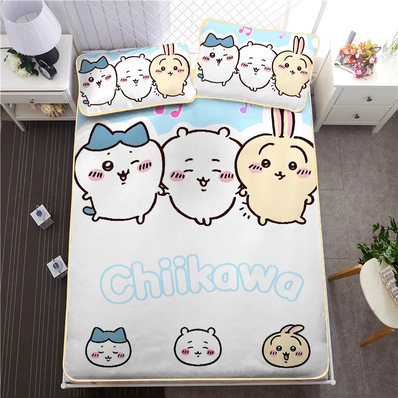 chiikawa凉席吉伊卡哇冰丝席乌萨奇学生F宿舍0.9空调席1.2米1.5m