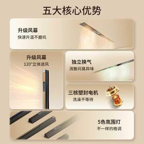 蜂窝大板吊顶风暖浴霸极
