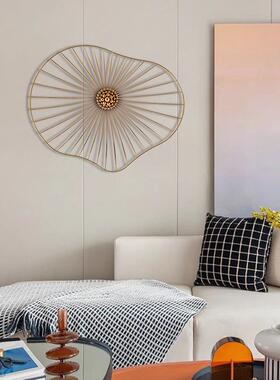 欧式轻奢摆装饰件品异形钢珠堆壁AJ8016挂电摆镀拉丝防锈防潮金属