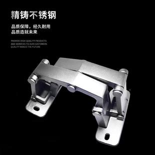 材门门隐形铰链重型暗门180管度石可调节消防栓箱暗铰不锈钢暗链