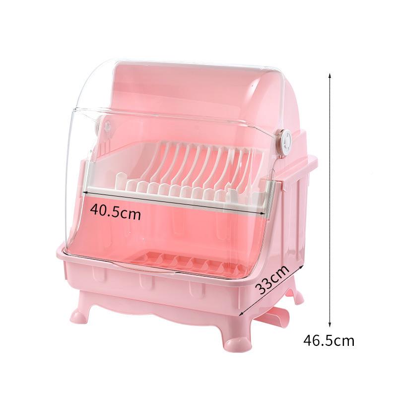 装碗JGM收纳盒纳特大筷碗物柜塑料带盖厨房放碗碟沥水架餐具收箱