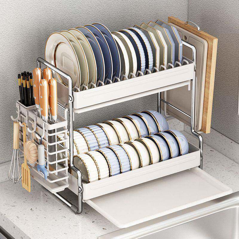 多功能厨房置放物碗盘厂家直供碗碟收纳架碗架家用碗架沥水架碗柜