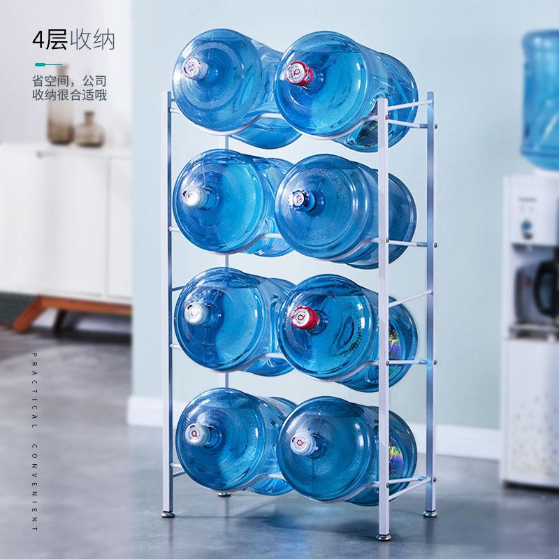 装水置物架三四五层双排水桶引用架水桶架QQY办公室架水桶桶架落