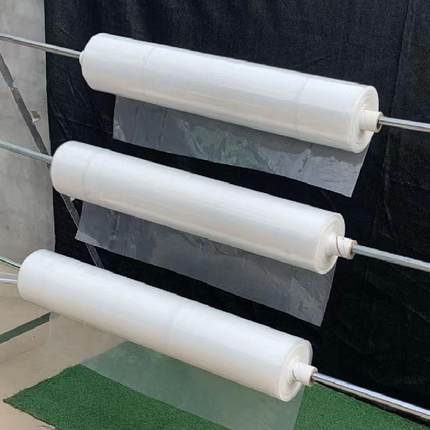 防尘塑料膜白色透明YMO整卷厚塑料加布薄防双层圆筒装家具工程防