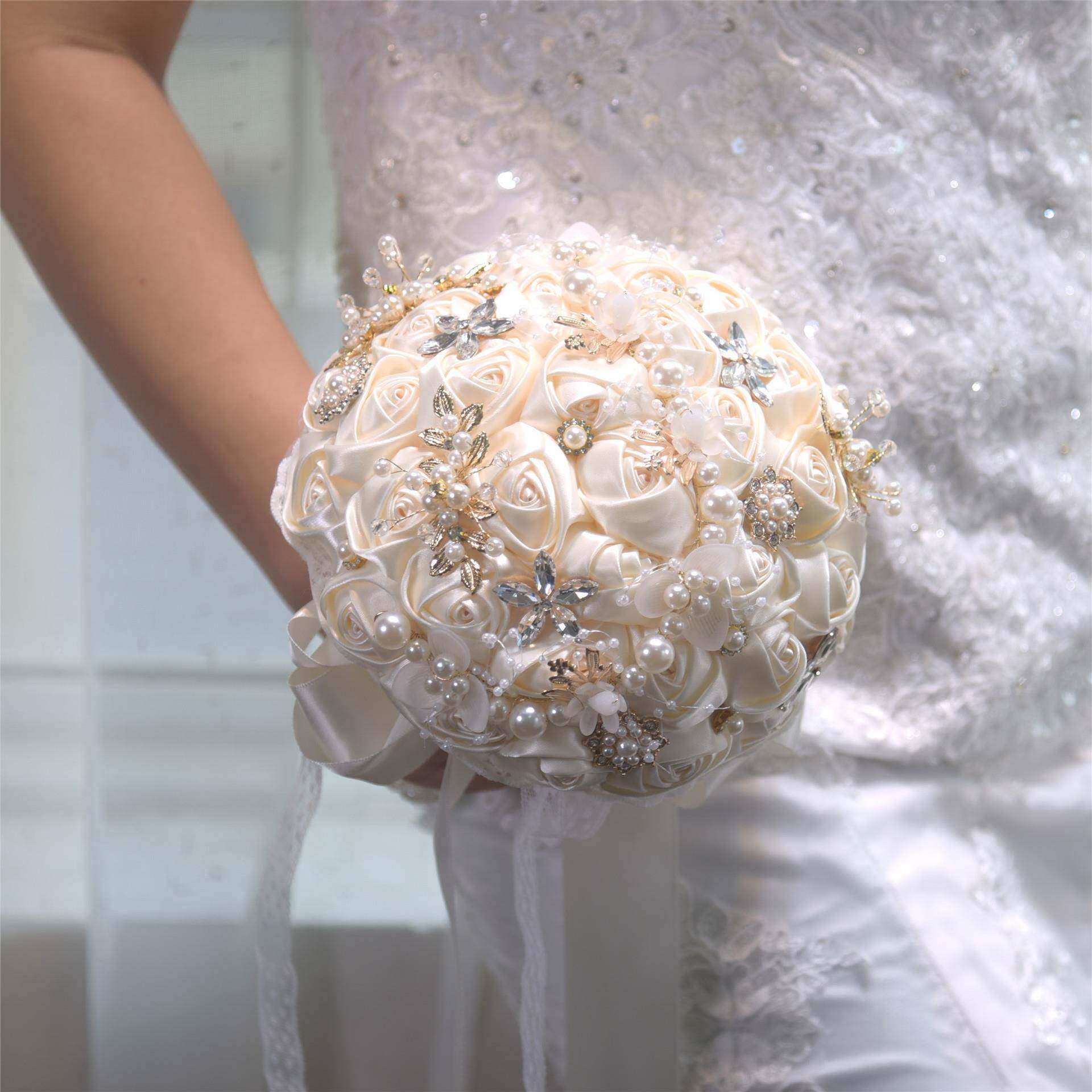 结119手捧花娘婚119礼婚领证新仿真系花束森婚纱拍照道具手捧花