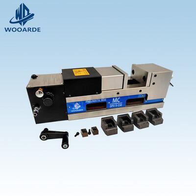 大开口气动长虎钳D6PV-6-205精密气压DPV-6-25虎钳6寸加版MC角固