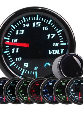 新款2寸七汽车装电子仪7C52701-表电压表表水温表油温涡轮表改转