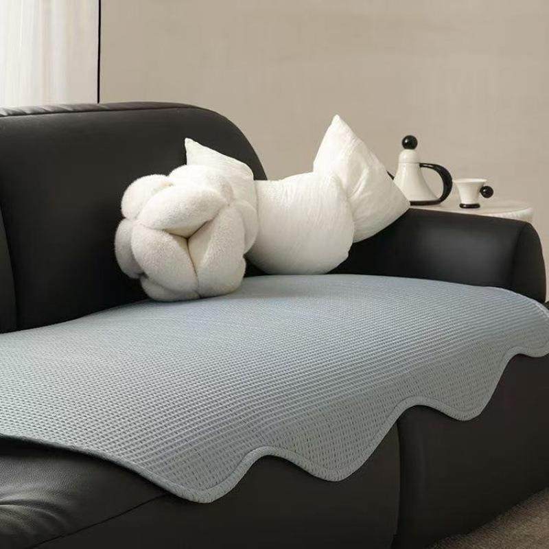 20发25夏季婴级夏天异风形沙发母垫冷p4Sm8n5m感冰丝沙盖布高级奶