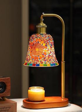 复古摩洛奢哥无火融蜡灯香薰47213灯轻主高级结婚卧氛围灯床头感