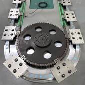 三角形环形导轨密输送异形QCV精自动生产线循环轨圆孤导导轨线轨