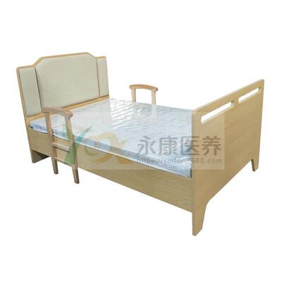 养老院自理板式床老年公疗养院适寓YKBS-BS0老化家具木制床实床木