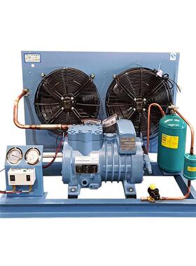 莱富康中低温冷库机组半封闭活塞SP2H/2L5P/8/10/15匹压缩机制冷